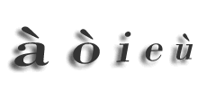lettere accentate